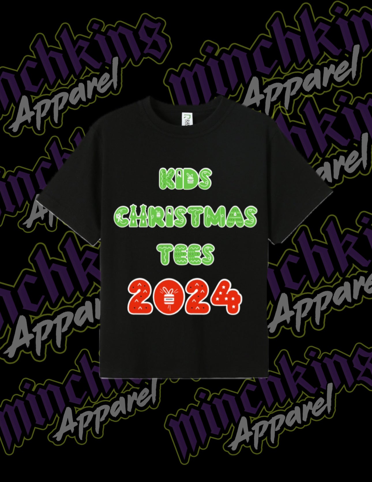 2024 Christmas tee Kids