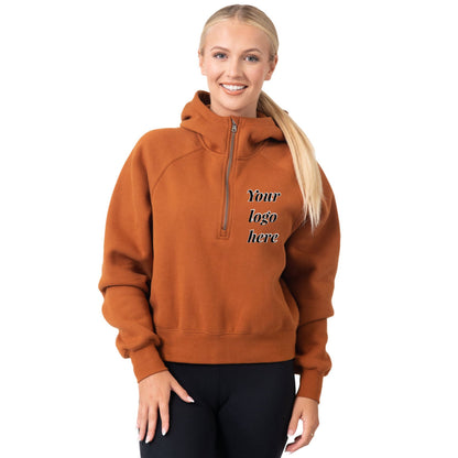 1/2 Zip Luxe Hoodie Ladies